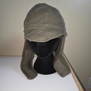 Vtg 1980's Schmidt Hartlieb Hat German Military Cold Weather Ear Flap Size 58